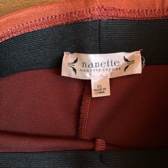 Nanette Lepore Orange Skinny Pants Size XS - Picture 2 of 8